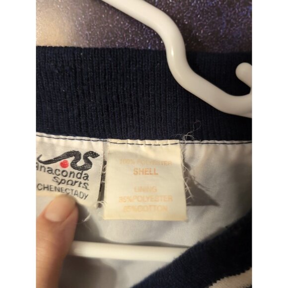 COOPERSTOWN baseball Dreams Park Size 2XL Blue pullover jacket Hall Fame Vintage - Picture 4 of 8